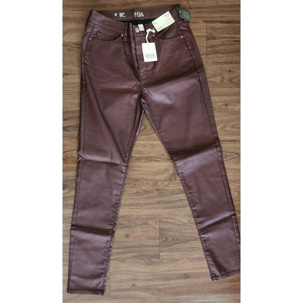 NWT Womens 6 Tall High Rise Skinny Denim Jean Inseam 32in